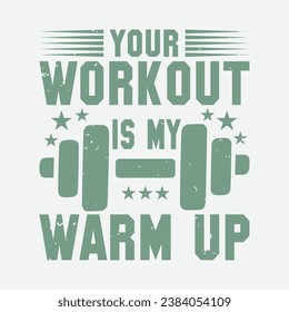 Gym-Fitness Typography T-Shirt Design Gym Vector T-shirt
