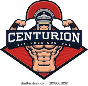 Gymnasium Body Building Logo for commercial use