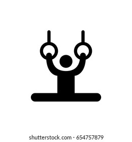 Gymnast icon illustration isolated vector sign symbol