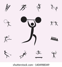 gymnast with ribbon icon. Elements of sportsman icon. Premium quality graphic design icon. Signs and symbols collection icon for websites, web design, mobile app on white background