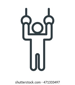 Gymnast Vector Icon