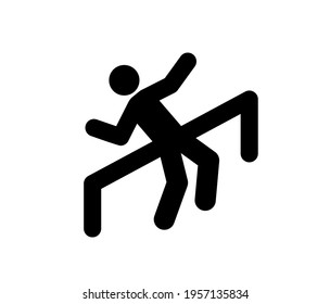 Gymnast vector icon.  Editable stroke. Symbol in Line Art Style for Design, Presentation, Website or Apps Elements, Logo. Pixel vector graphics - Vector