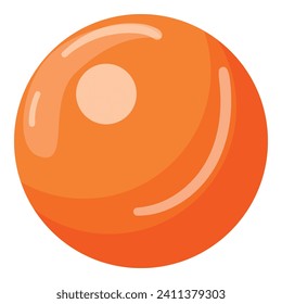 Gymnastic ball icon cartoon vector. Center bars. Vault circular