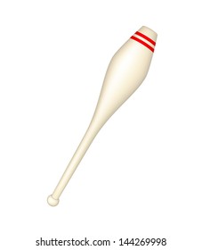 Gymnastic club in light brown design
