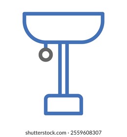 Gymnastic equipment pommel horse icon. Concept of gymnastics and sport.