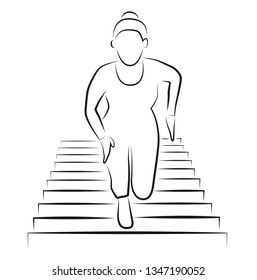 Escaleras de entrenamiento para ejercicios gimnásticos