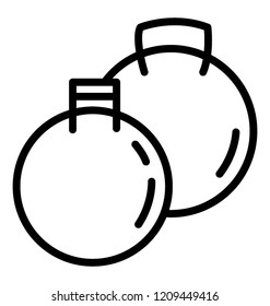 Gymnastic fit balls used to strengthen muscles