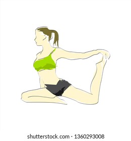 gymnastic logo design inspiration . gymnastics logo template