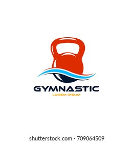 Gymnastic Logo Set Vector
