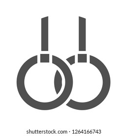 Gymnastic Rings Vector Icon