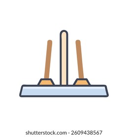 Gymnastics Chalk Stand Icon. Design of Fitness and Gym Icons.