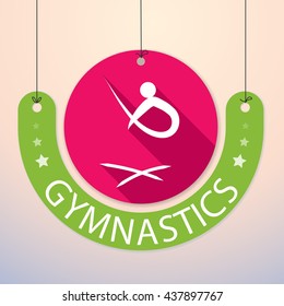 Gymnastics - Colorful Paper Tag for Sports