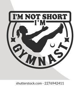 Gymnastics Eps File, Gymnastics Eps Single, Gymnastics Quote, Typography, crafters, Dance Eps Single, gym Cricut Files, Cut Files for Crafters, EPS 10