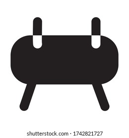 Gymnastics equipment icon.  gymnastics equipment vector icons for web design isolated on white background