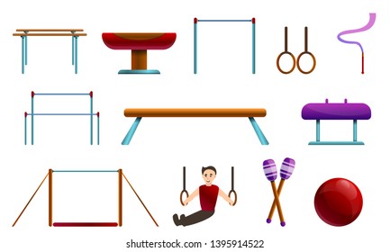 Gymnastics Cartoon : Free gymnastics cartoon vector download in ai, svg