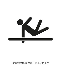 Gymnastics icon. Vector.