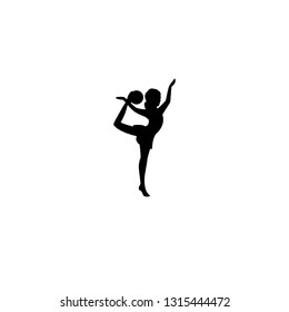 gymnastics icon vector