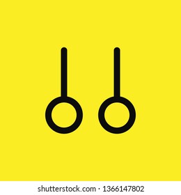 gymnastics icon vector
