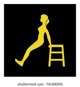 gymnastics icon vector