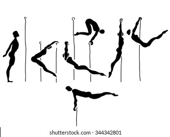 Gymnastics Uneven Bars Stock Vectors, Images & Vector Art | Shutterstock