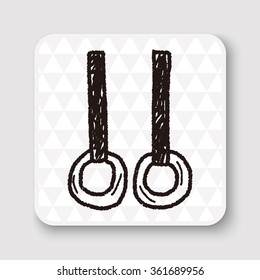 Gymnastics rings doodle