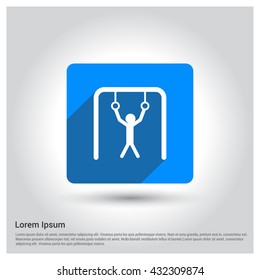 Gymnastics rings icon