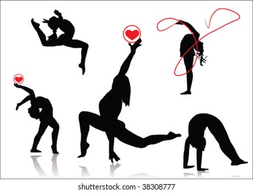 Gymnastics Silhouette