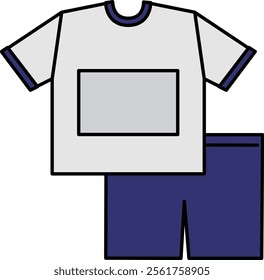 Gymnastics uniform set for elementary school students