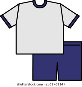 Gymnastics uniform set for elementary school students