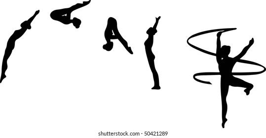 gymnastics vector