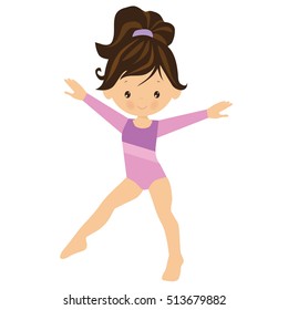 Gymnastics Vector Cartoon Illustration Stock Vector (Royalty Free ...