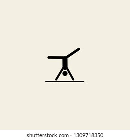 gymnastics vector icon