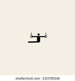 gymnastics vector icon