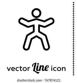 gymnastics vector icon
