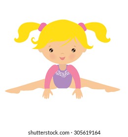 Gymnastics vector illustration