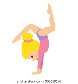 Gymnastics vector illustration