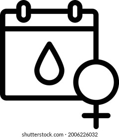 Gynäkologie-Vektorsymbol