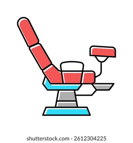 gynecology chair color icon vector. gynecology chair sign. isolated symbol illustration