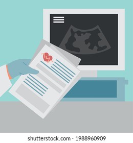 gynecology consultation monitoring examination report