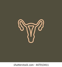 Gynecology icon, 