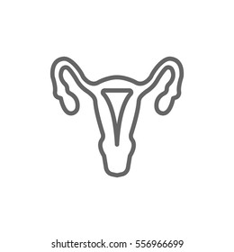 Gynecology Icon Flat.