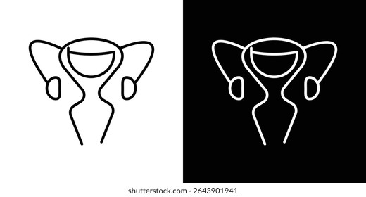 Gynecology icon Graphic vector set for ui design