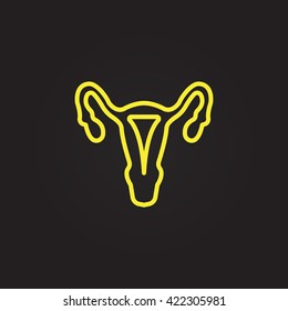 Gynecology icon vector