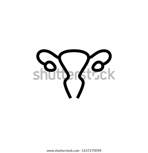 Gynecology Icon Vector Linear Outline Style Stock Vector Royalty Free 1637270098 7841