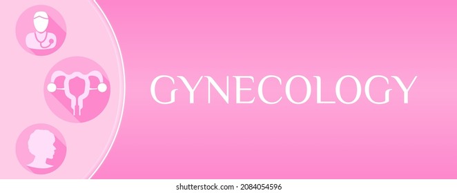 Gynecología Ilustración Vector de diseño de fondo