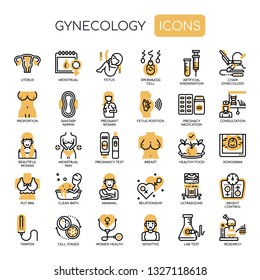 Gynecology , Thin Line and Pixel Perfect Icons svg