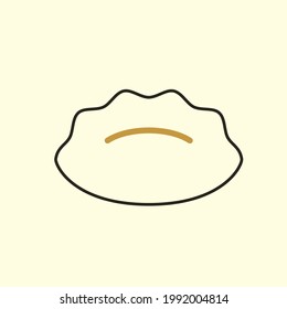 Gyoza logo design vector. 