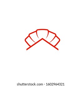 gyoza logo design vector template sign icon
