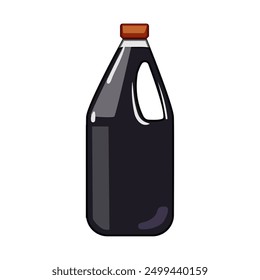 gyoza soy sauce cartoon. food ramen, ketchup dumpling, mustard teriyaki gyoza soy sauce sign. isolated symbol vector illustration