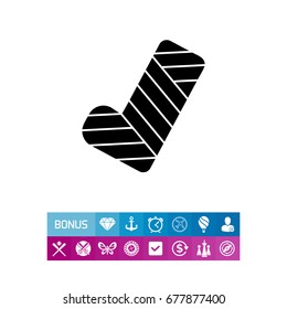 Gypsum Concept Icon